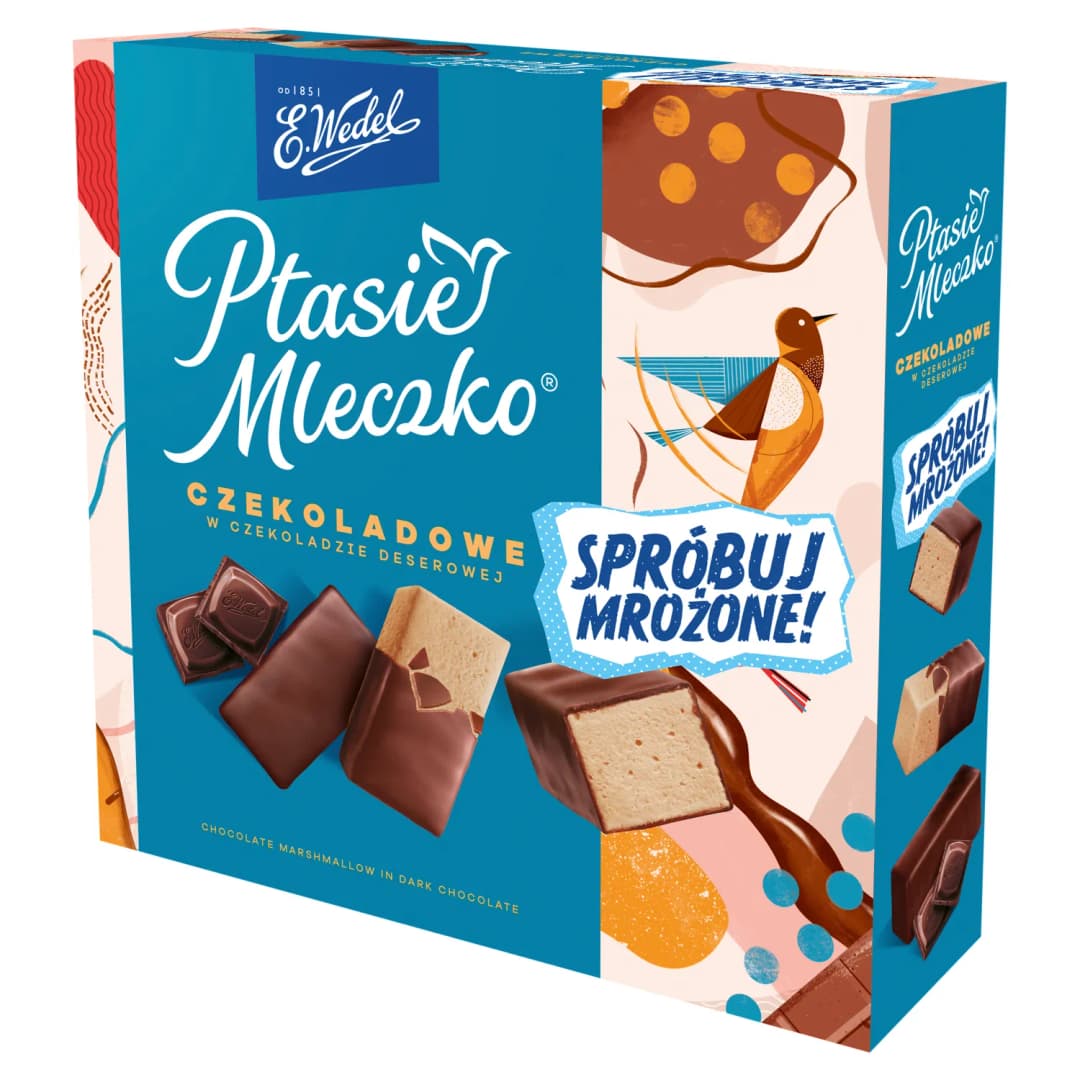 E. WEDEL Ptasie mleczko czekoladowe 340 g