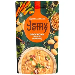JEMYJEMY Grochowa z kiełbasą wieprzową 450 g JEMYJEMY Grochowa z kiełbasą wieprzową 450 g