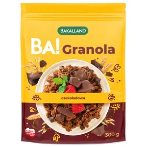 BAKALLAND BA! Granola czekoladowa 300 g BAKALLAND BA! Granola czekoladowa 300 g