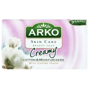 ARKO SKIN CARE CREAMY Mydło kosmetyczne Cotton & Moisturizers 90 g ARKO SKIN CARE CREAMY Mydło kosmetyczne Cotton & Moisturizers 90 g