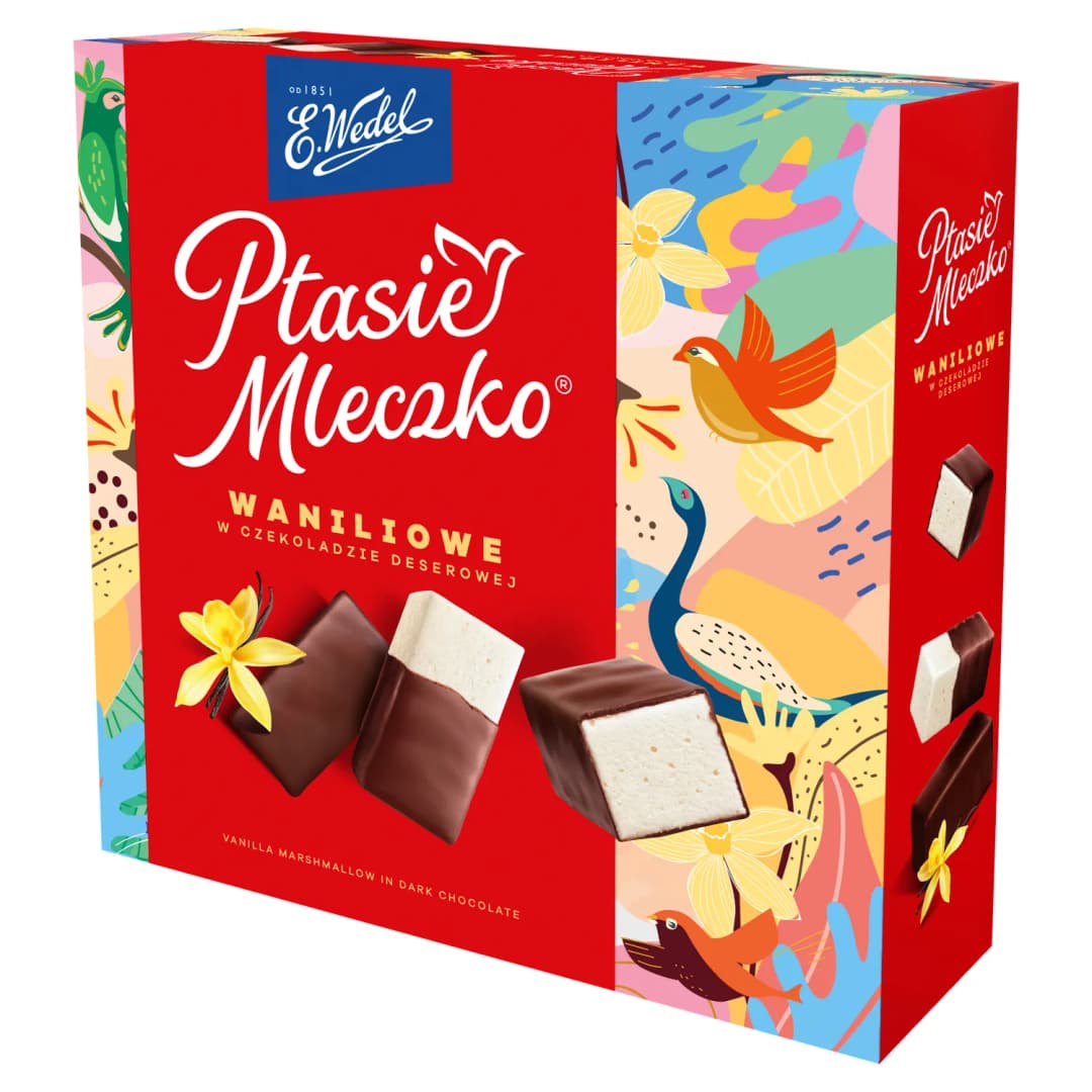 E. WEDEL Ptasie mleczko waniliowe 340 g