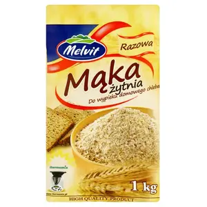 MELVIT Mąka żytnia razowa do wypieku domowego chleba 1000 g MELVIT Mąka żytnia razowa do wypieku domowego chleba 1000 g