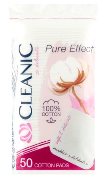 CLEANIC PURE EFFECT Płatki kosmetyczne 50 szt.