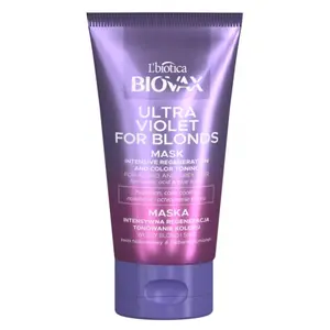 BIOVAX Intensywnie regenerująca maseczka tonująca do włosów blond i siwych Ultra Violet 150 ml BIOVAX Intensywnie regenerująca maseczka tonująca do włosów blond i siwych Ultra Violet 150 ml