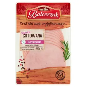 BALCERZAK Szynka gotowana 100 g BALCERZAK Szynka gotowana 100 g