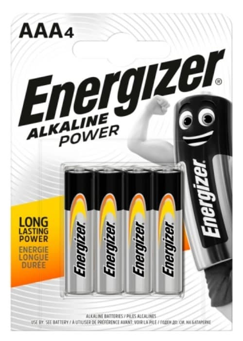 ENERGIZER Baterie alkaliczne AAA-LR03 1,5 V / 4szt.