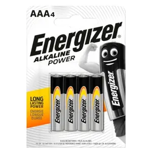 ENERGIZER Baterie alkaliczne AAA-LR03 1,5 V / 4szt. ENERGIZER Baterie alkaliczne AAA-LR03 1,5 V / 4szt.