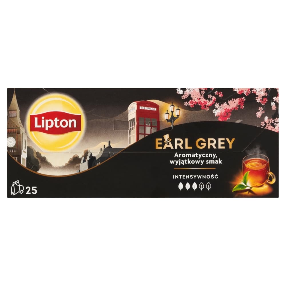 LIPTON Herbata ekspresowa Earl Grey 25szt. 38 g