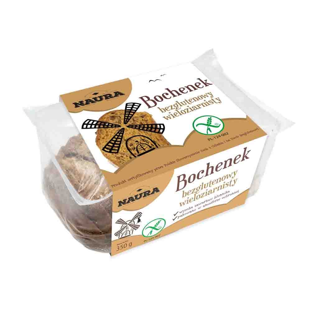NAURA Bochenek bezglutenowy wieloziarnisty 350 g