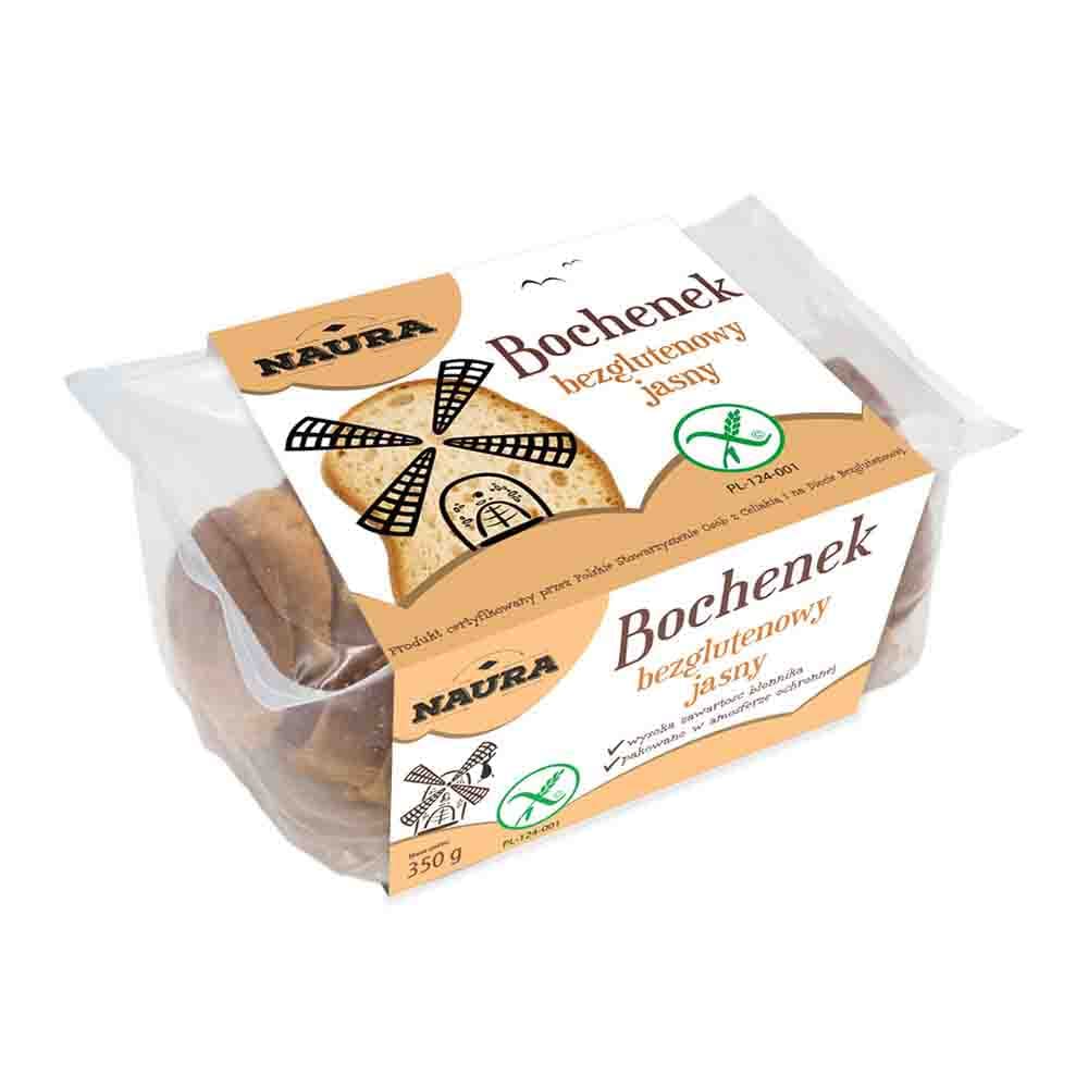 NAURA Bochenek bezglutenowy jasny krojony 350 g