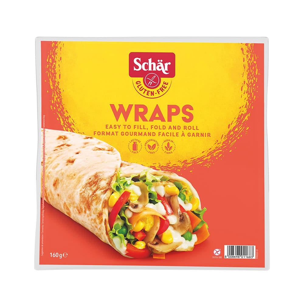SCHAR Wraps bezglutenowe 160 g
