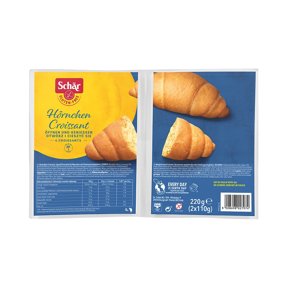 SCHAR Croissant bezglutenowy 4 szt. 220 g