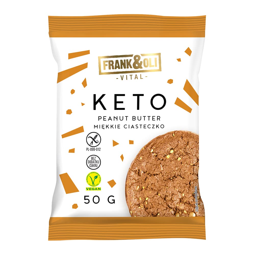 FRANK&OLI Ciasteczko keto peanut butter