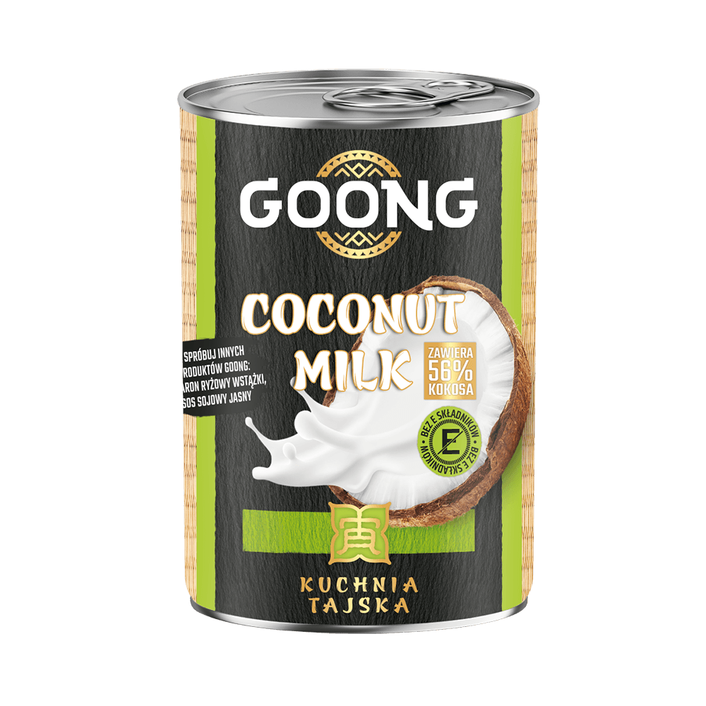 GOONG Mleczko kokosowe o zawartości 5-7% tłuszczu 400 ml