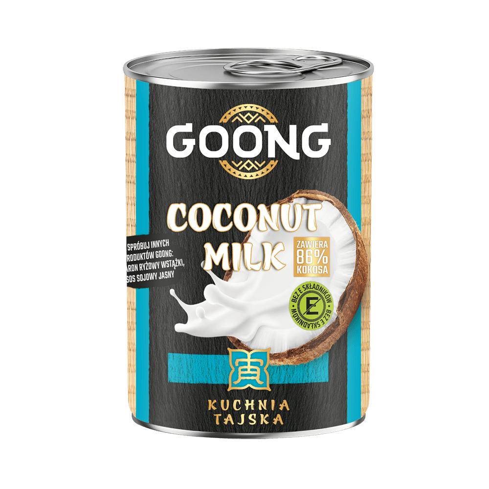 GOONG Mleczko kokosowe o zawartości 17-19% tłuszczu 400 ml