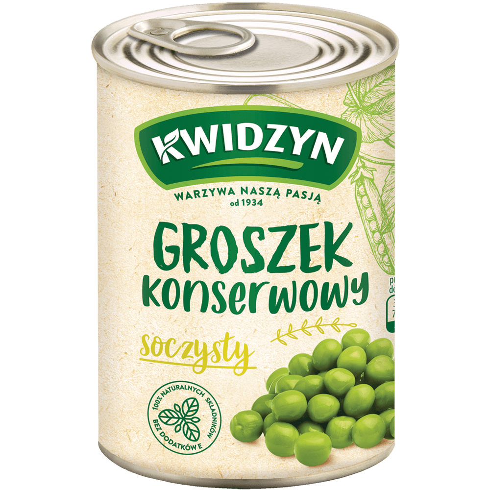 KWIDZYN Groszek konserwowy 400 g