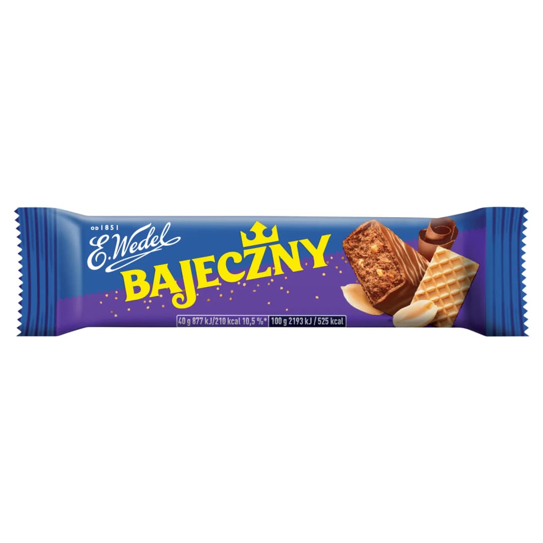 E. WEDEL BAJECZNY Baton orzechowy z wafelkami 40 g