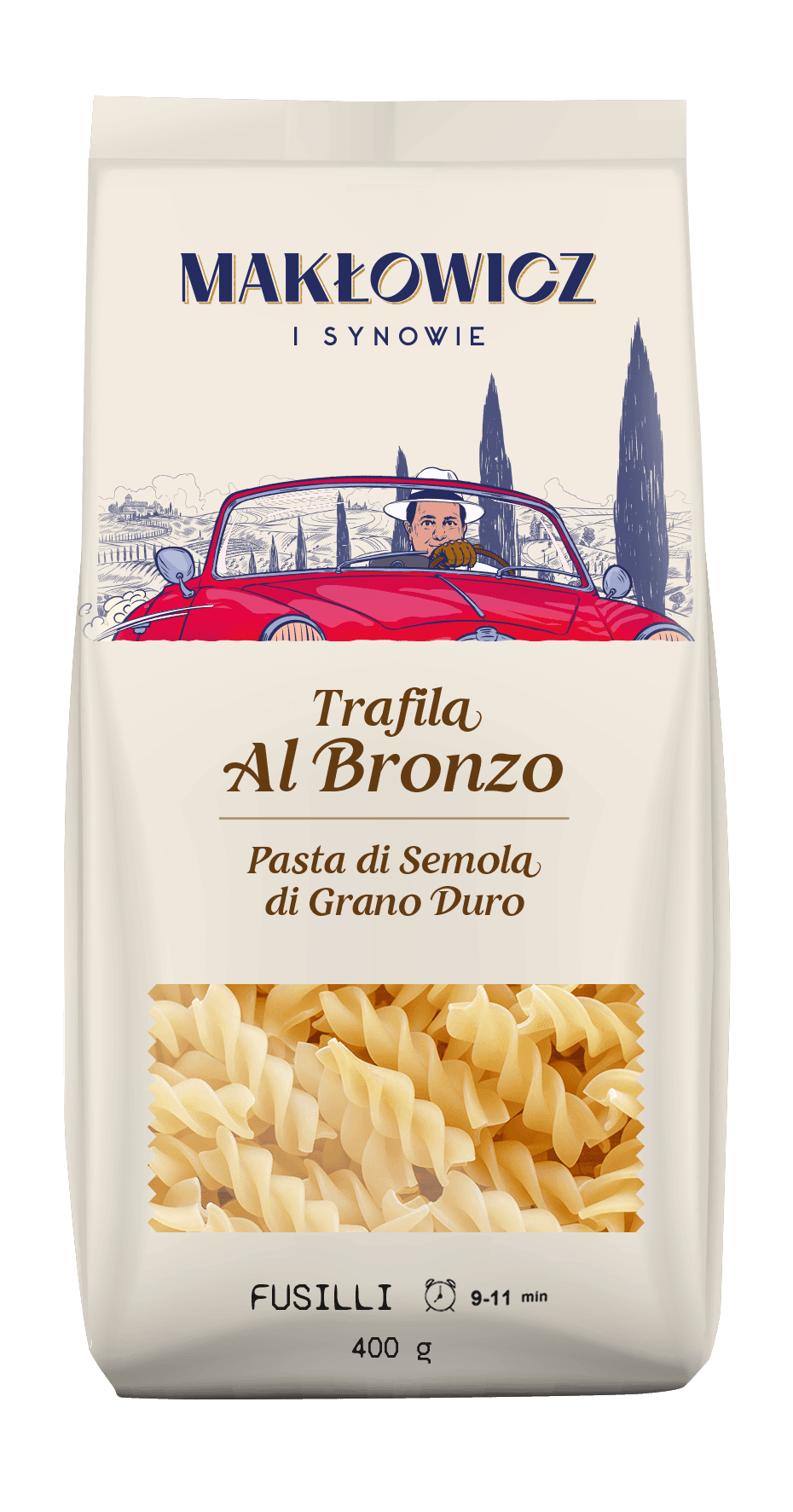 MAKŁOWICZ I SYNOWIE Makaron fusilli 400 g