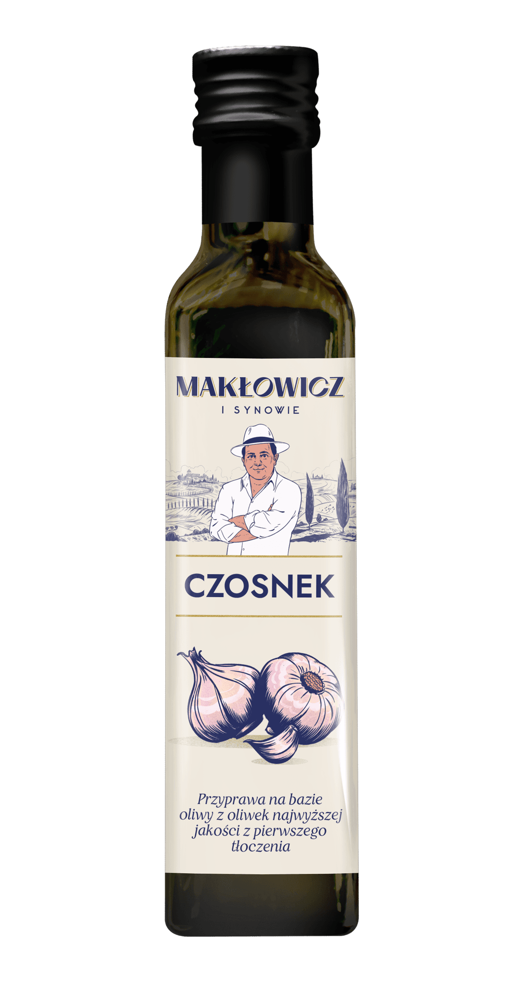 MAKŁOWICZ I SYNOWIE Oliwa czosnek 250 ml
