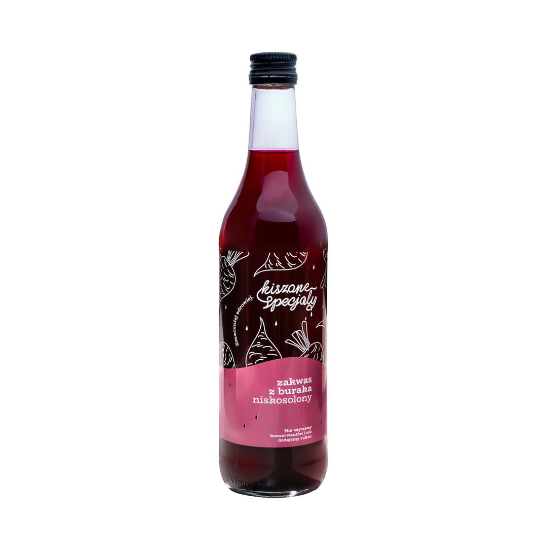 KISZONE SPECJAŁY Zakwas z buraka niskosolony 500 ml