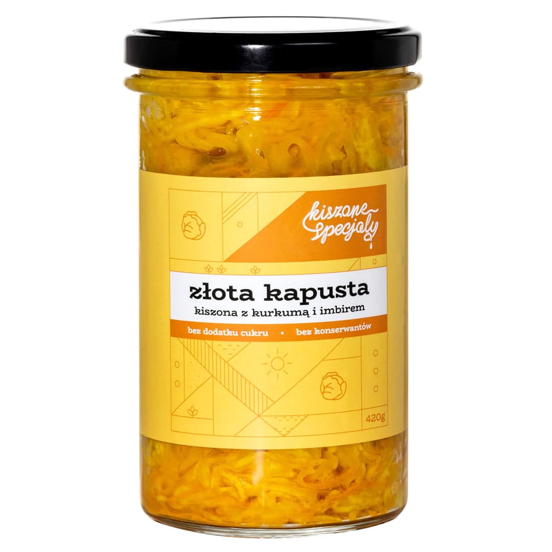 KISZONE SPECJAŁY Złota kapusta kiszona 420 g