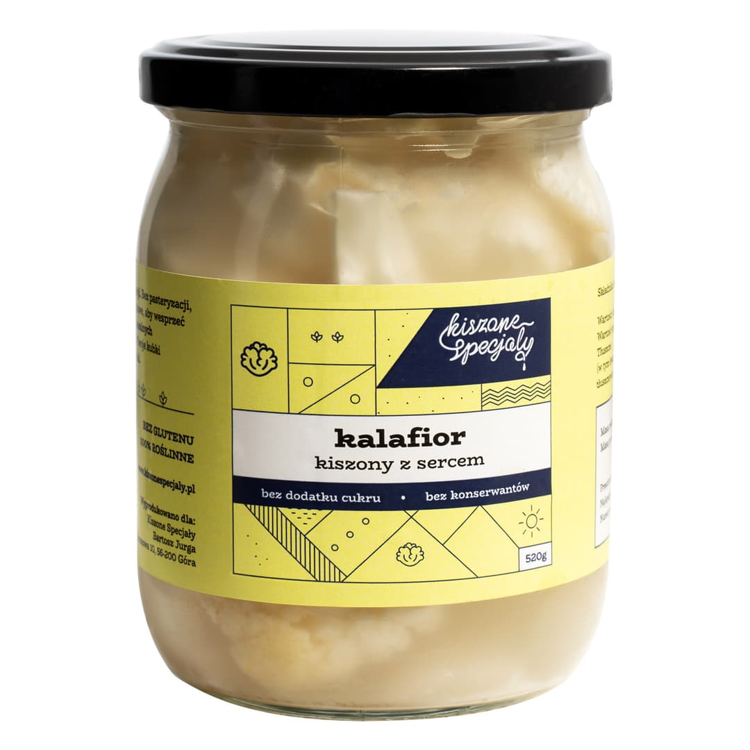 KISZONE SPECJAŁY Kiszony kalafior 520 g