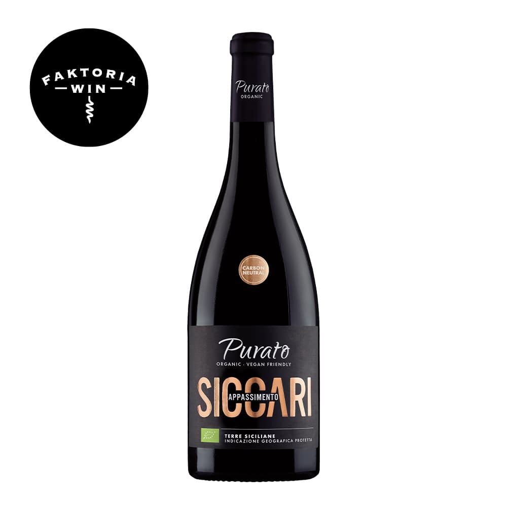 PURATO SICCARI Wino Rosso Terre Siciliane czerwone wytrawne 750 ml