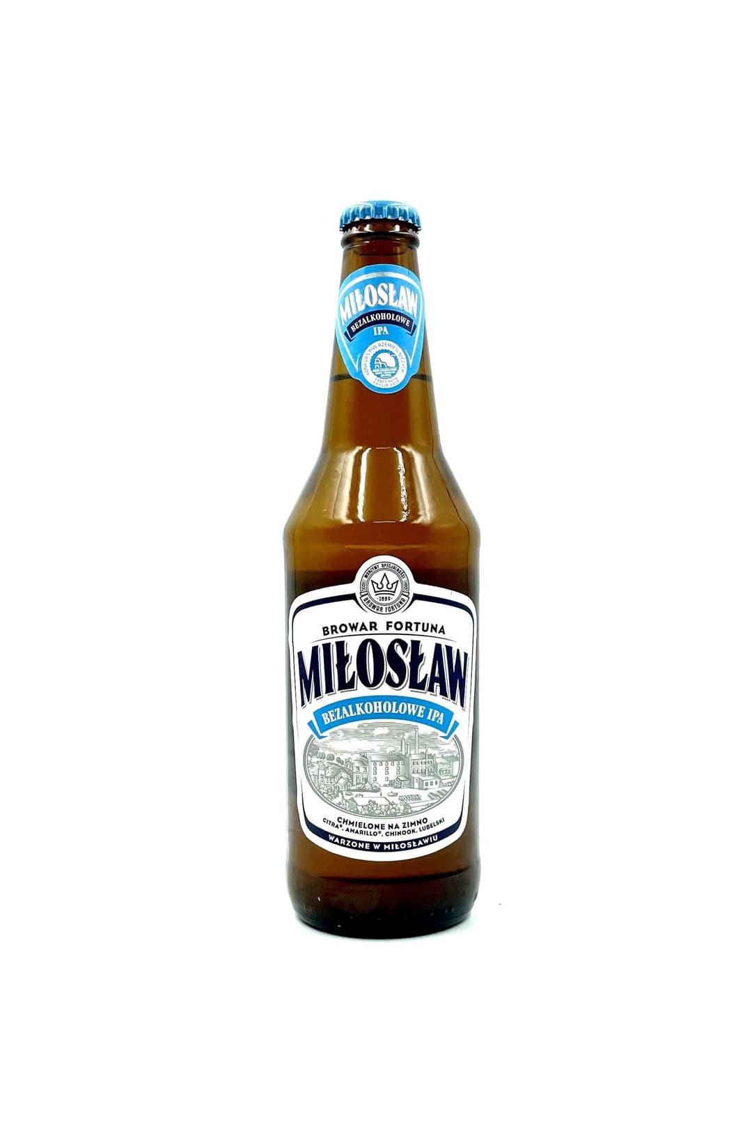 MIŁOSŁAW Piwo bezalkoholowe butelka 500 ml