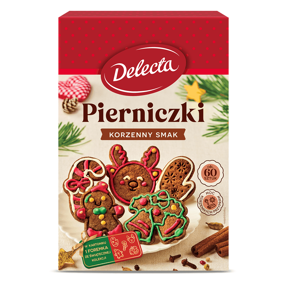 DELECTA Pierniczki mieszanka do wypieku ciasta 350 g