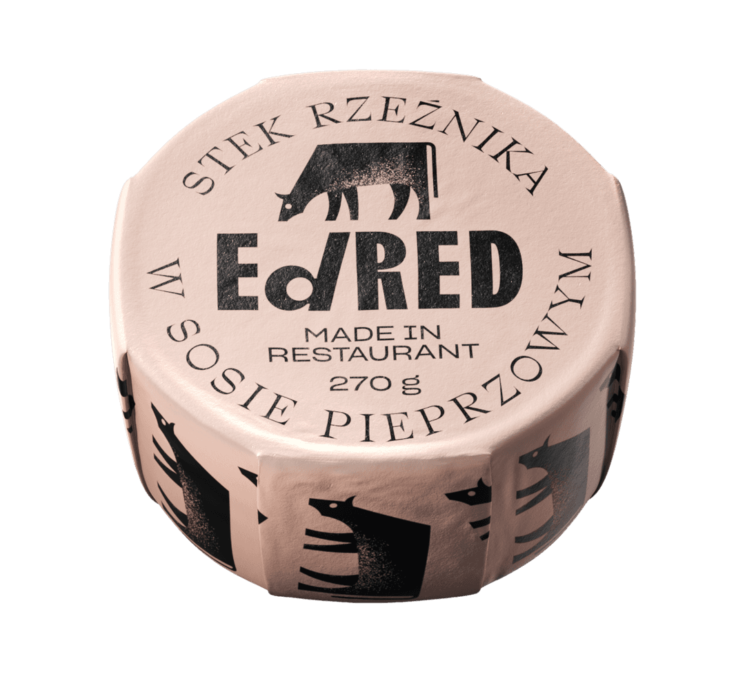 ED RED Konserwa stek rzeźnika w sosie pieprzowym 270 g