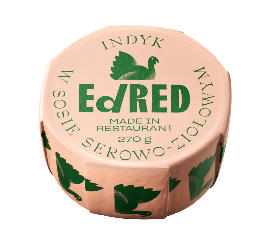 ED RED Konserwa indyk w sosie serowo-ziołowym 270 g
