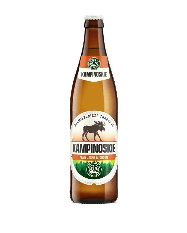 KAMPINOSKIE Piwo miodowe butelka 500 ml