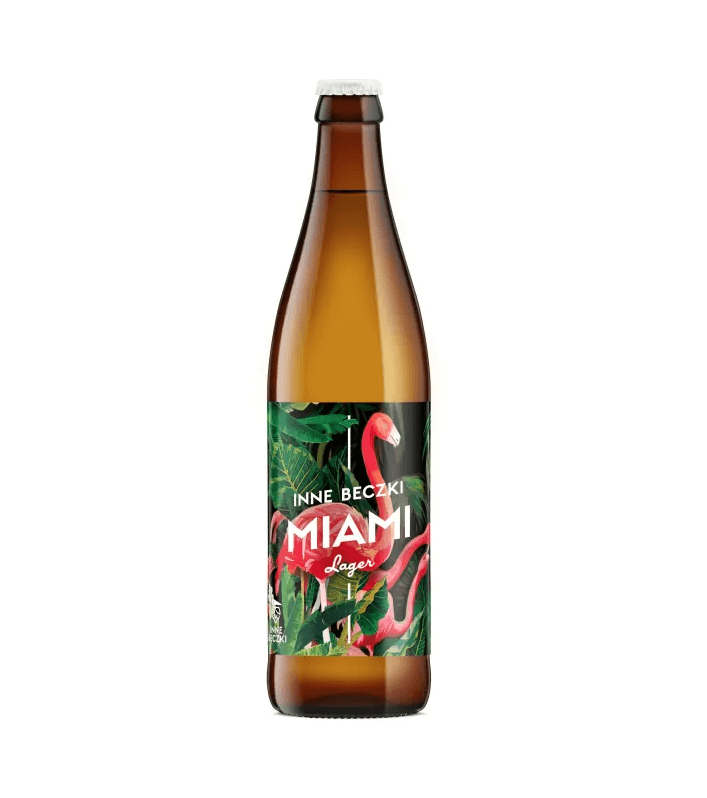 INNE BECZKI Piwo jasne Lager Miami butelka 500 ml