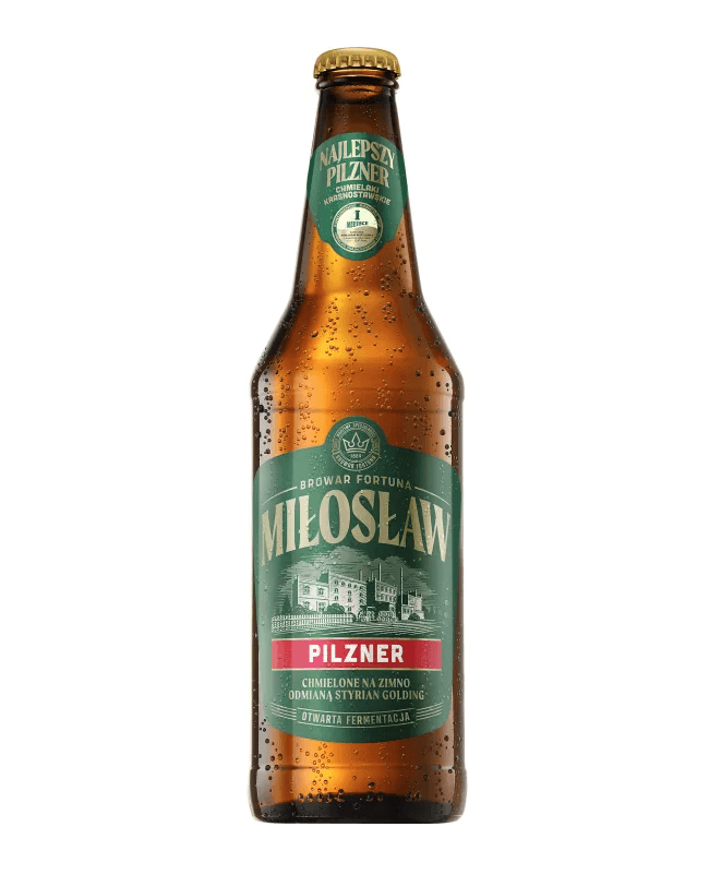 MIŁOSŁAW Piwo Pilzner butelka 500 ml
