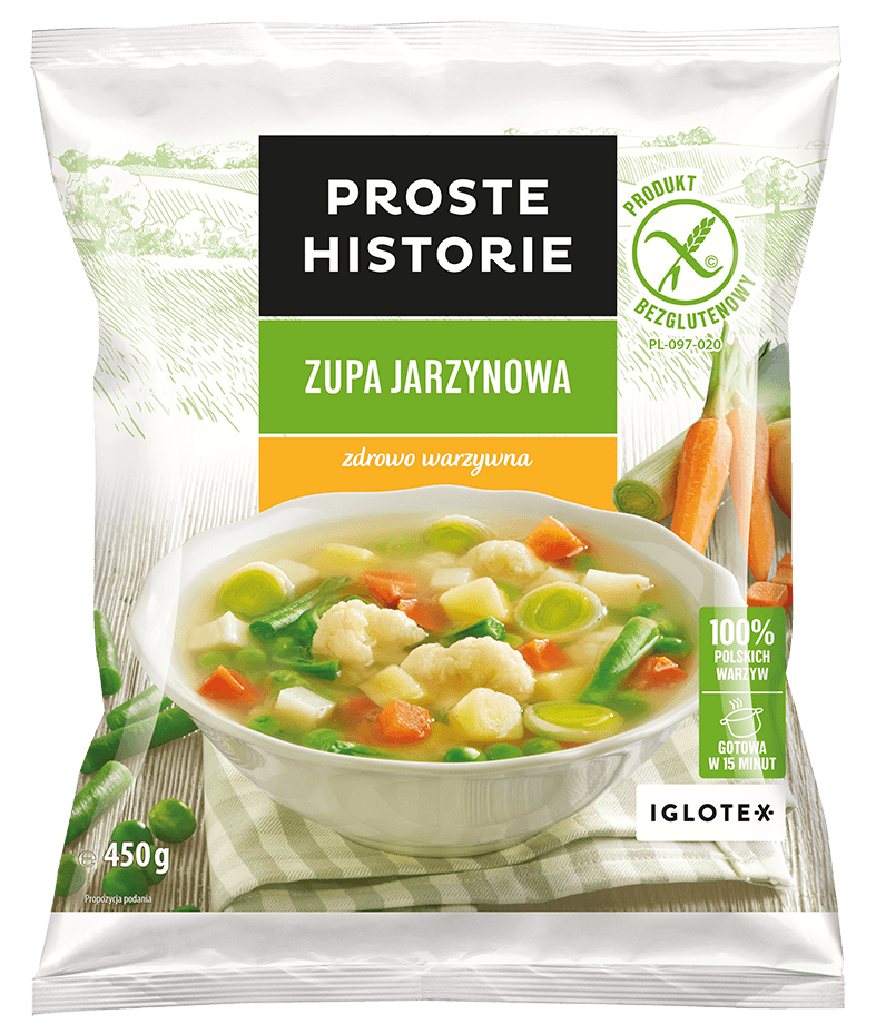 PROSTE HISTORIE Zupa jarzynowa mrożona 450 g