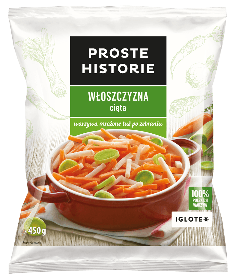 PROSTE HISTORIE Włoszczyzna cięta mrożona 450 g