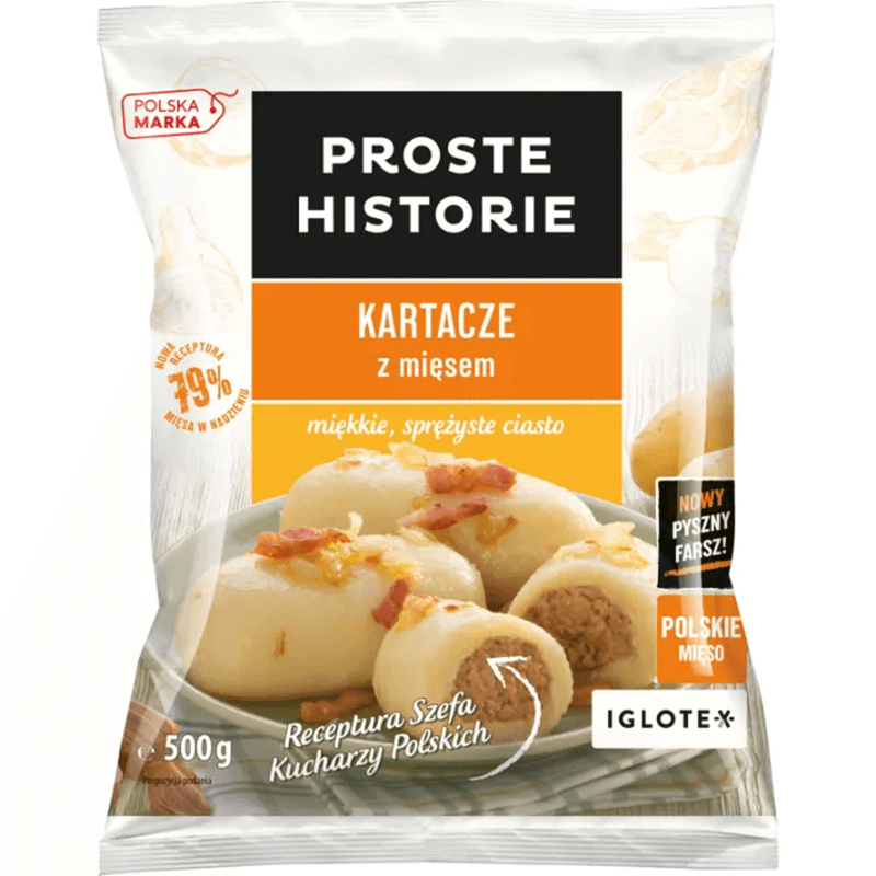 PROSTE HISTORIE Kartacze z mięsem 450 g