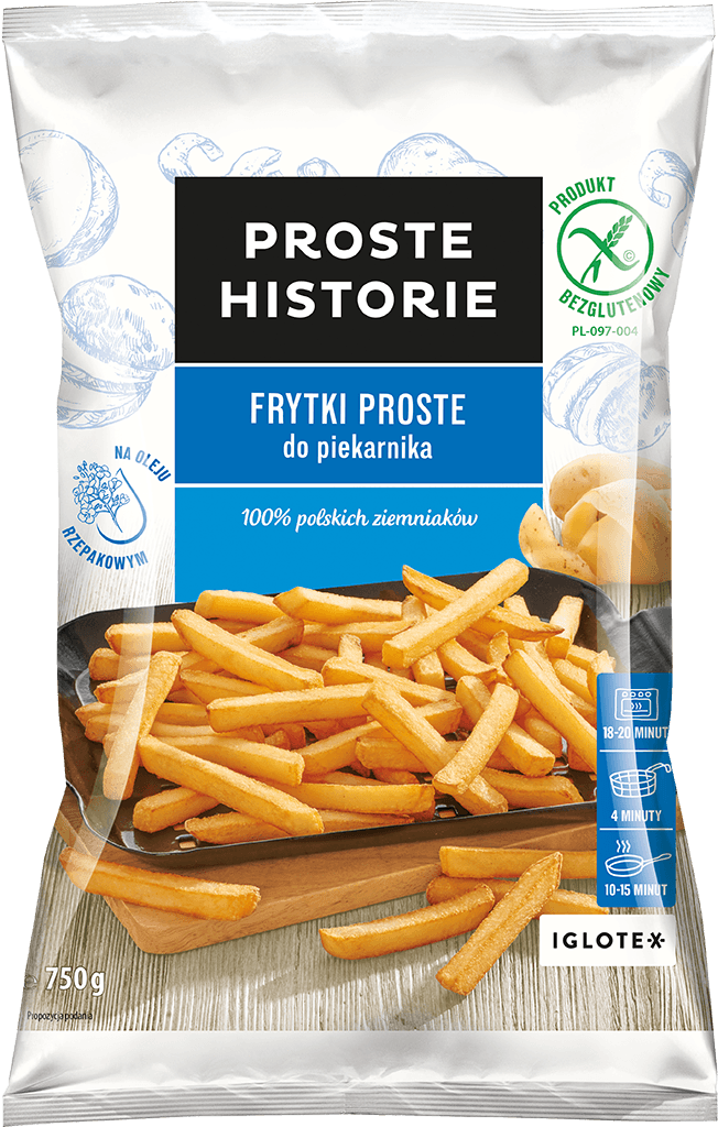 PROSTE HISTORIE Frytki Proste Do Piekarnika 750g