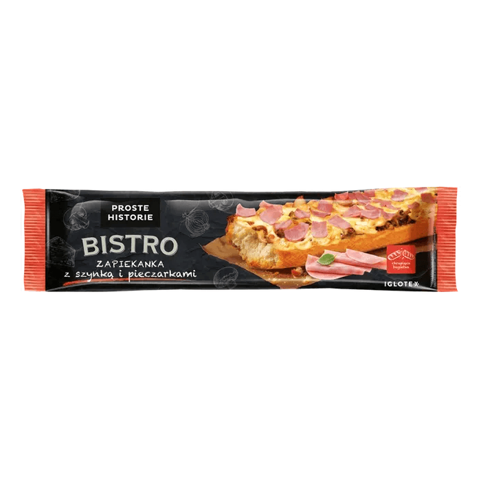 PROSTE HISTORIE BISTRO Zapiekanka z szynką i pieczarkami mrożona 200 g