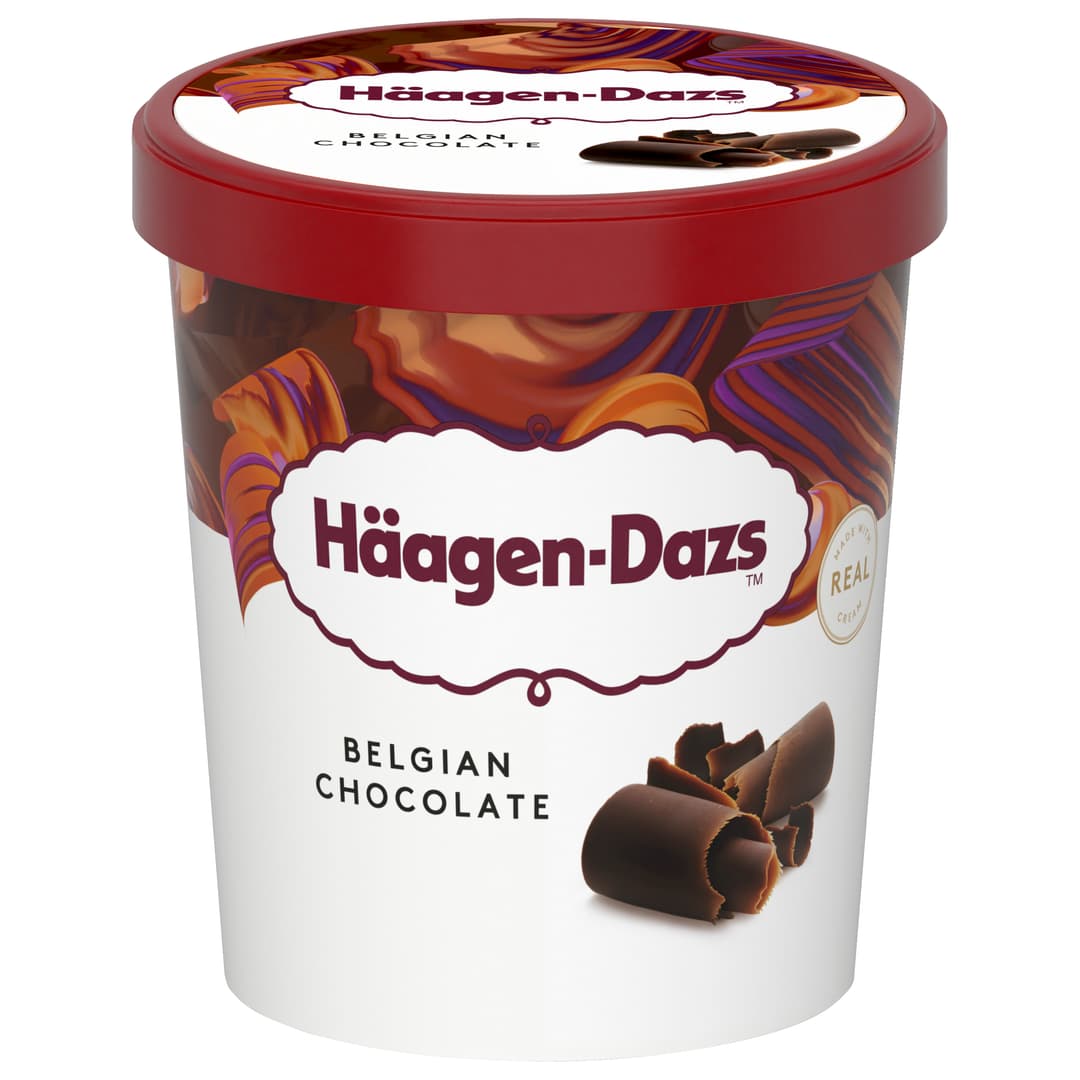HAAGEN DAZS Lody czekoladowe z belgijską czekoladą w kubku 424 g