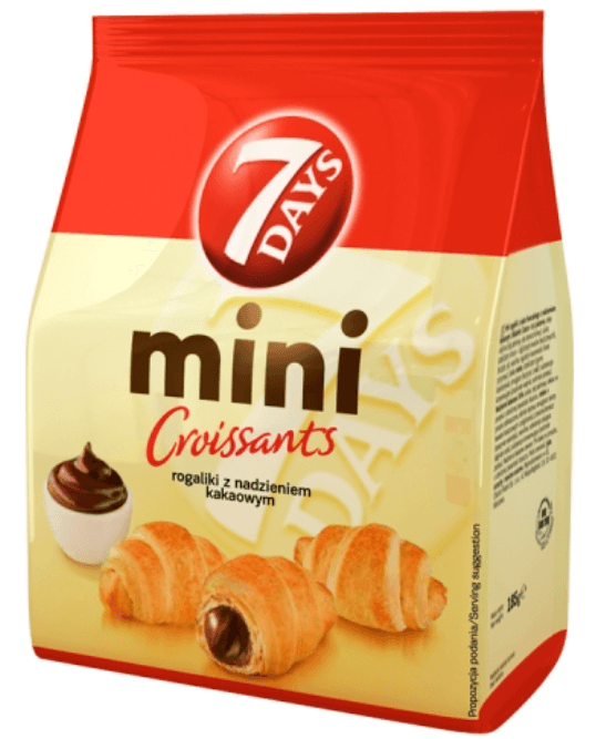 7 DAYS SUPER MINI Rogalik z nadzieniem kakaowym