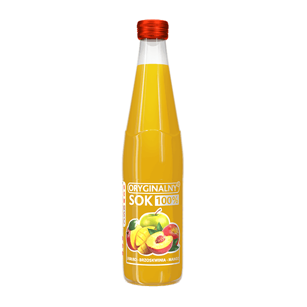 ORYGINALNY SOK Jabłko brzoskwinia mango 330 ml