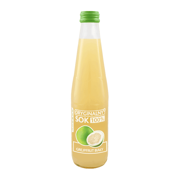 ORYGINALNY SOK Z bialych grejfrutów 330 ml