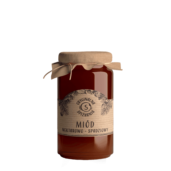 ORYGINALNA SPIŻARNIA Miód spadziowy nektarowy 370 g
