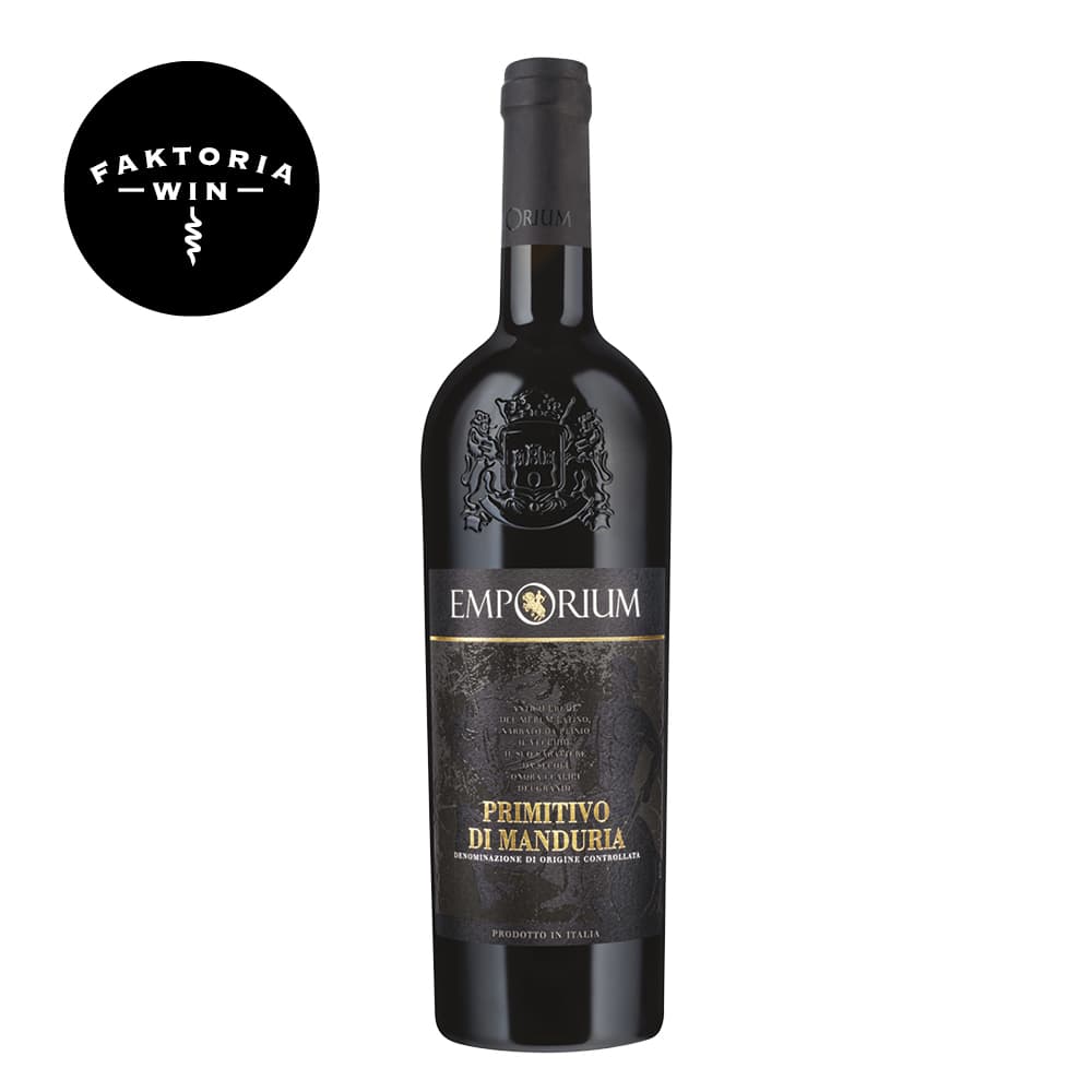 MAN EMPORIUM Wino Primitivo di Manduria czerwone wytrawne 750 ml
