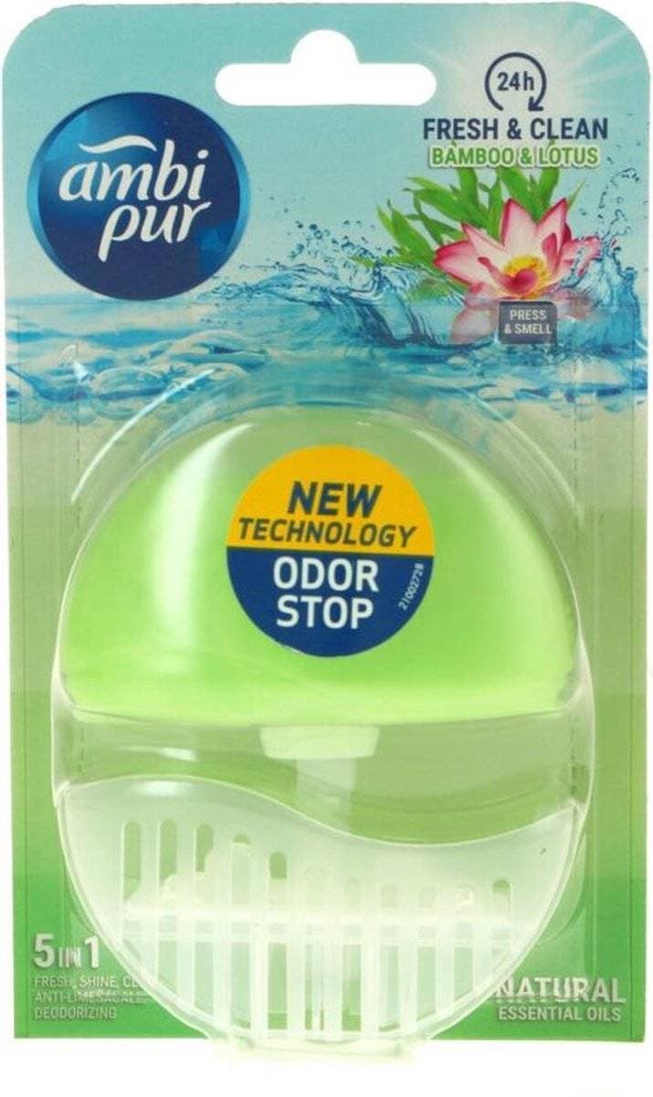 AMBI PUR Zawieszka do WC bambus kwiat lotosu