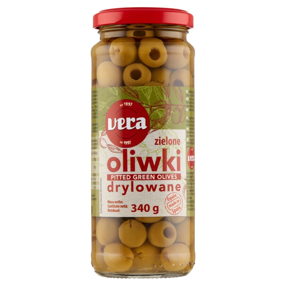 VERA Oliwki zielone drylowane 340 g