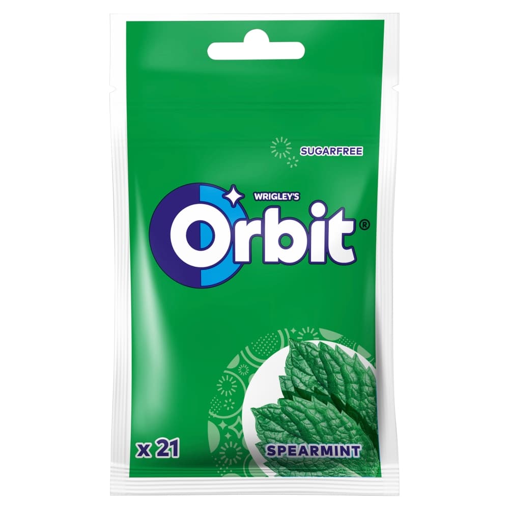 ORBIT SUPERMINT Guma do żucia bez cukru 21 drażetek 29 g
