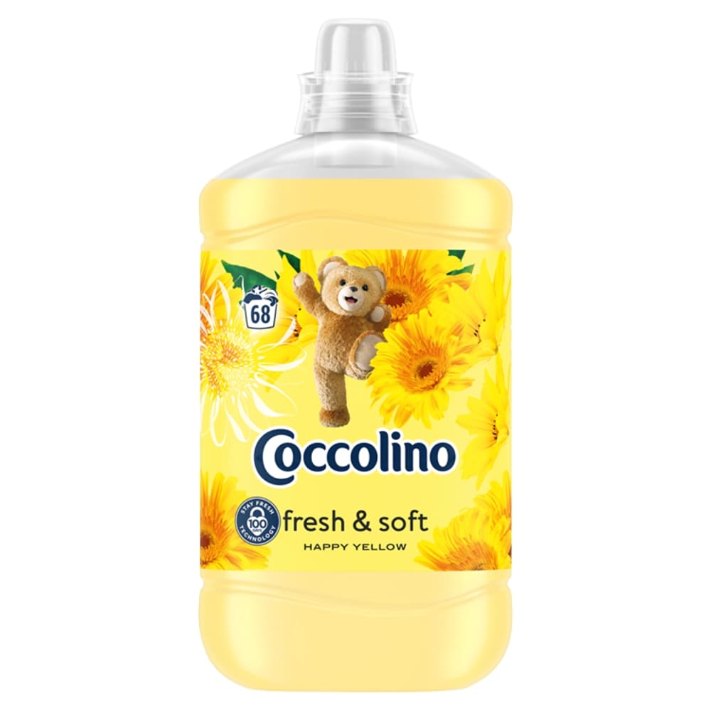 COCCOLINO Płyn do płukania tkanin Happy Yellow 1700 ml
