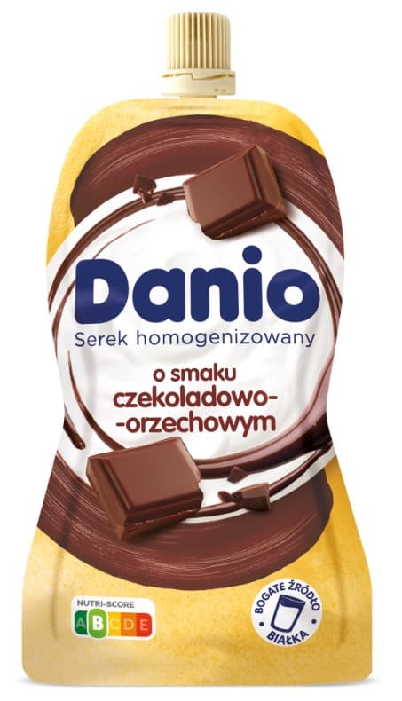 DANONE DANIO Serek homogenizowany o smaku czekoladowo-orzechowym 120 g
